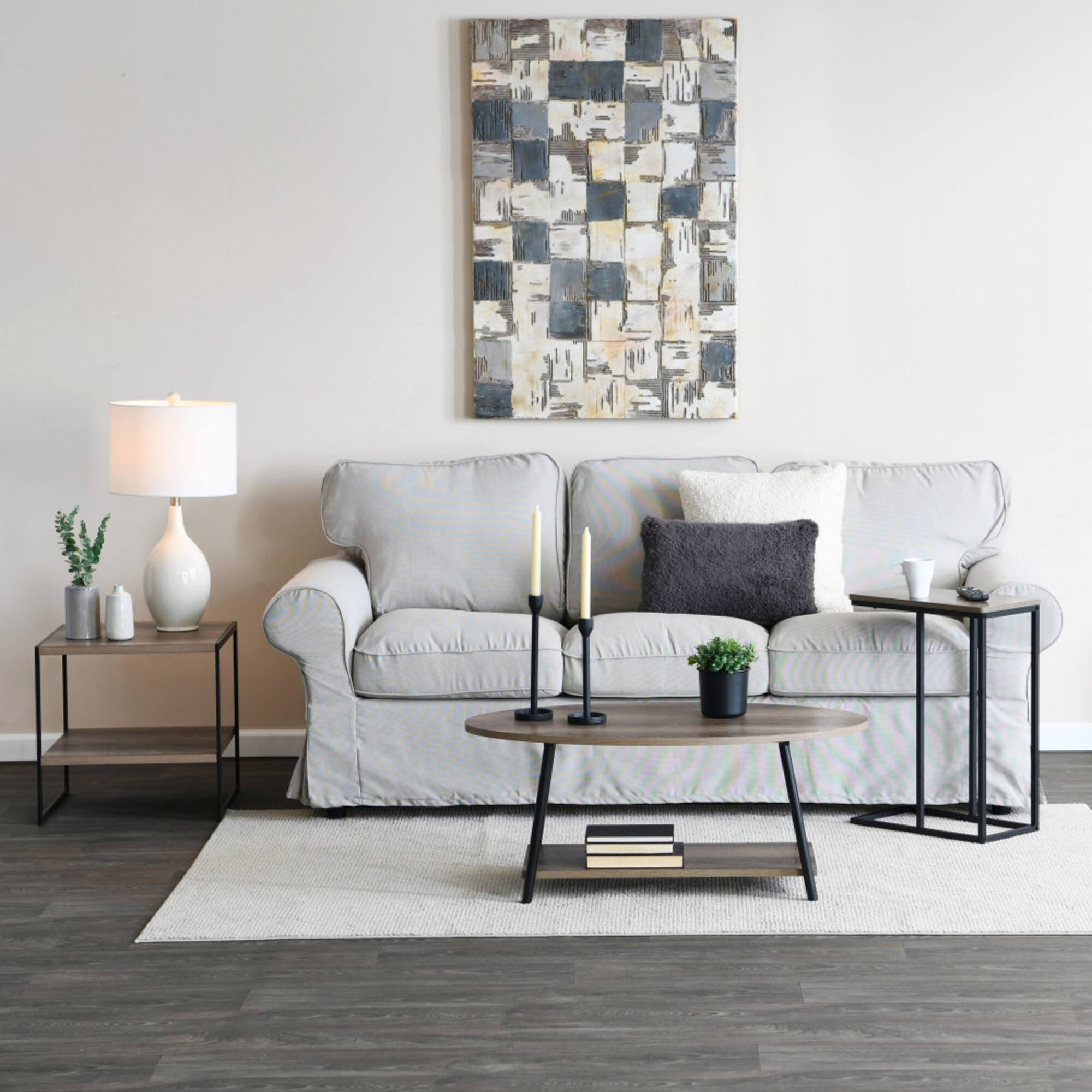 Household Essentials 20" Jamestown End Table